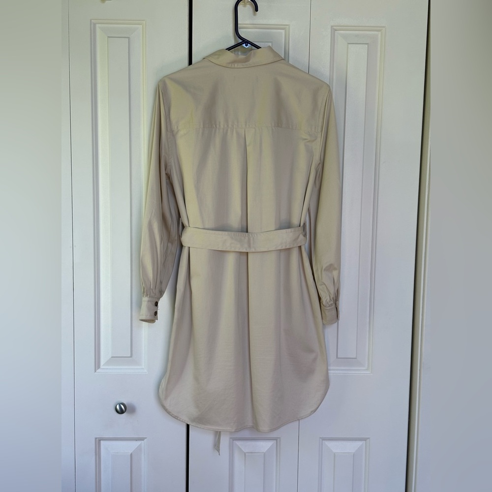 Banana Republic Kakhi Shirttail Dress - Size Small - Picture 2 of 16